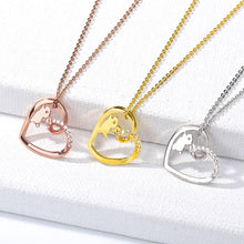 Load image into Gallery viewer, Crystal Lovely Rabbit Heart Jewelry Pendant