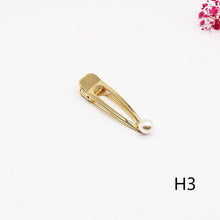 Load image into Gallery viewer, Hair Clip Barrette Pearl Hairpin
