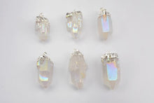 Load image into Gallery viewer, Plating Natural Crystal Quartz Pendant