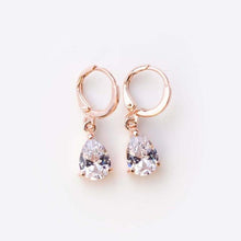 Load image into Gallery viewer, Shaped Water Drop Resin Eardrop