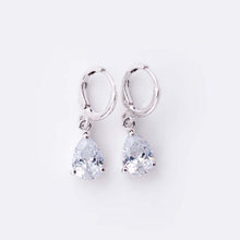 Load image into Gallery viewer, Shaped Water Drop Resin Eardrop