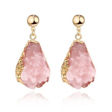 Load image into Gallery viewer, Drop Earing Eardrop Pink Earrings