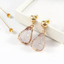 Load image into Gallery viewer, Drop Earing Eardrop Pink Earrings